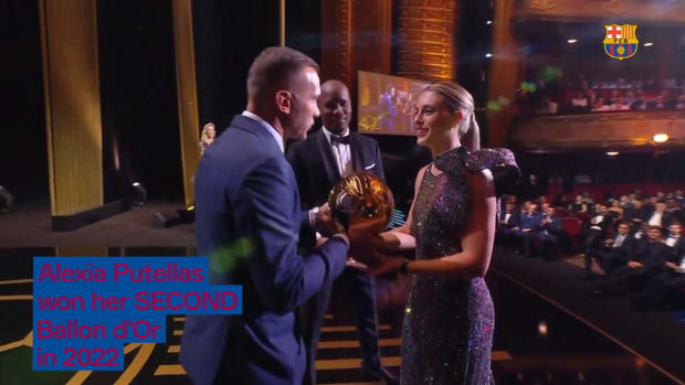 Alexia Putellas won her second Ballon d'Or